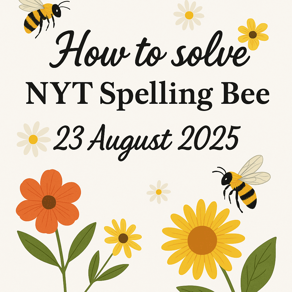 how to solve nyt spelling