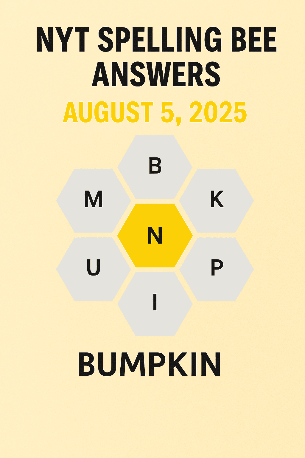 nyt spelling bee 5 aug 2025