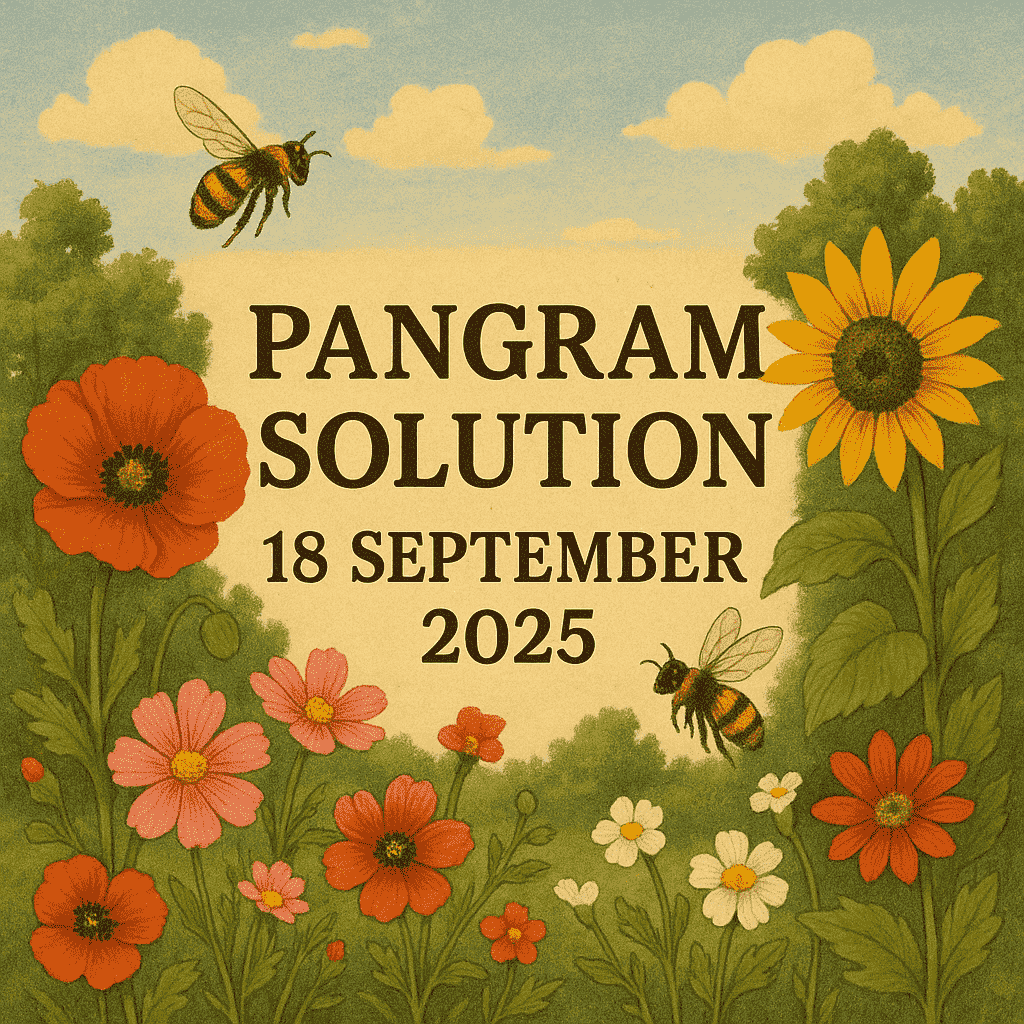 pangram 18 sep 2025
