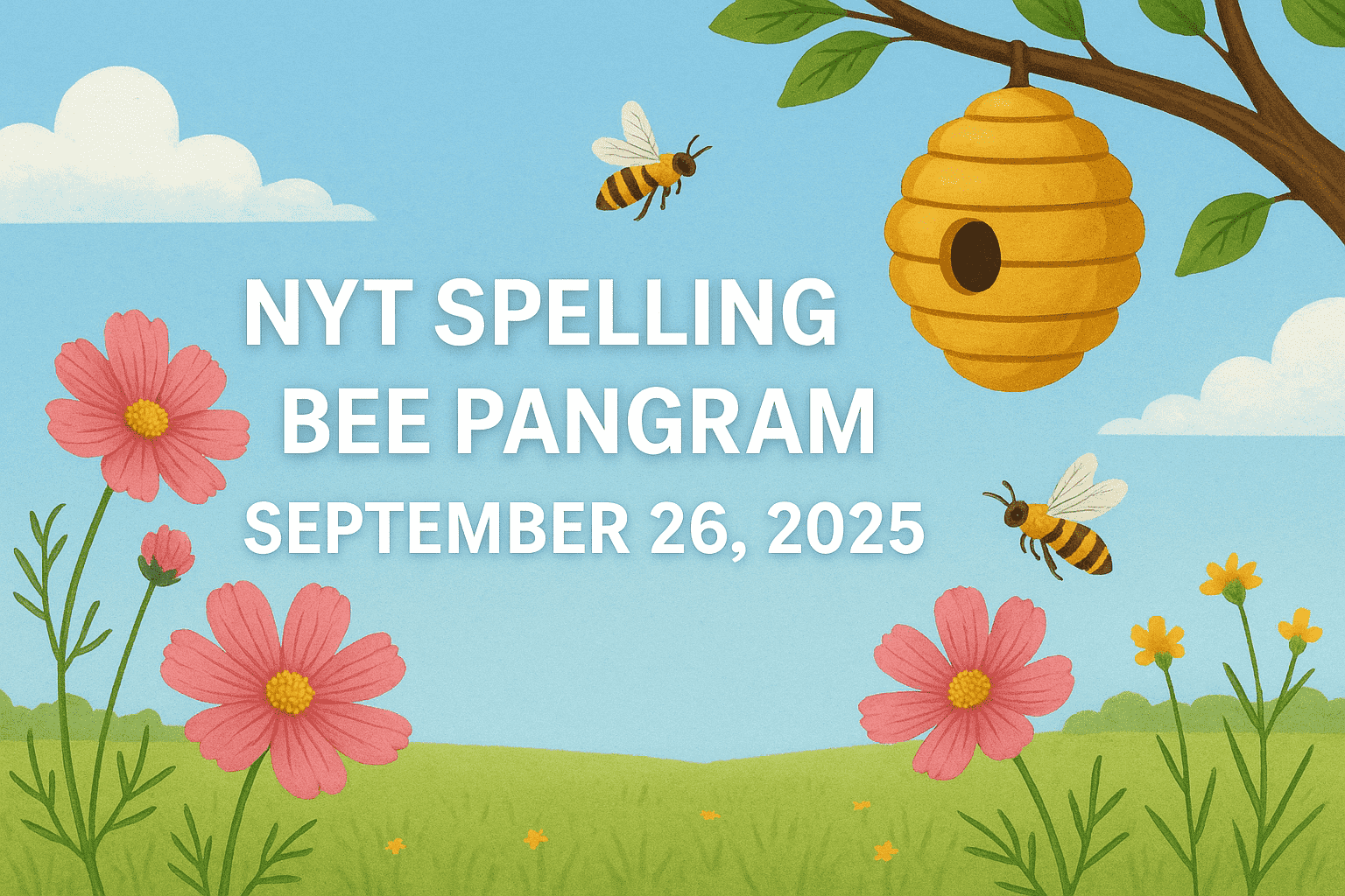 pangram 26 sep 2025