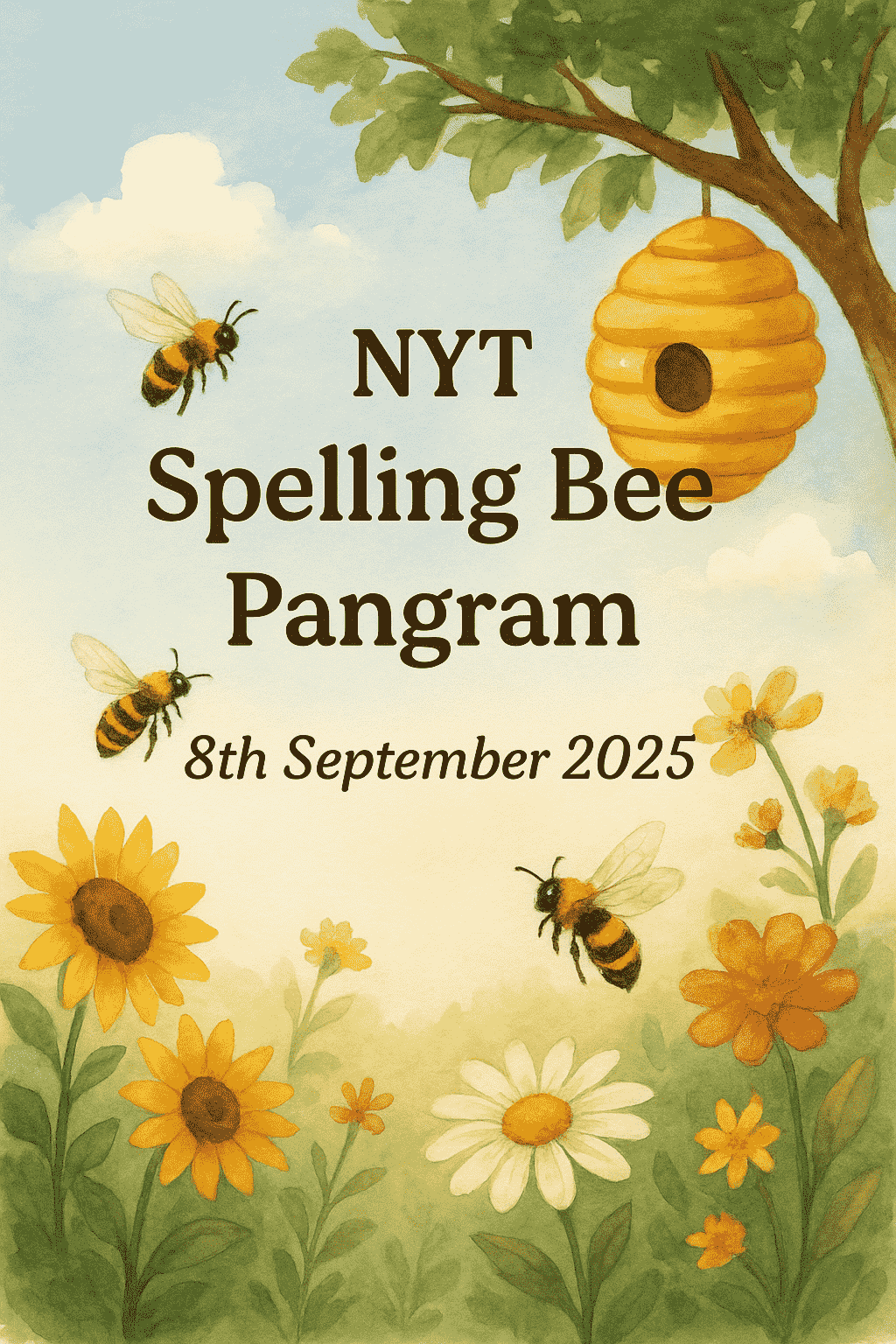 pangram 8 sep 2025