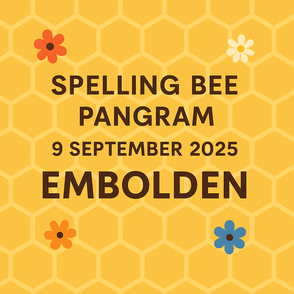 pangram 9 sep 2025