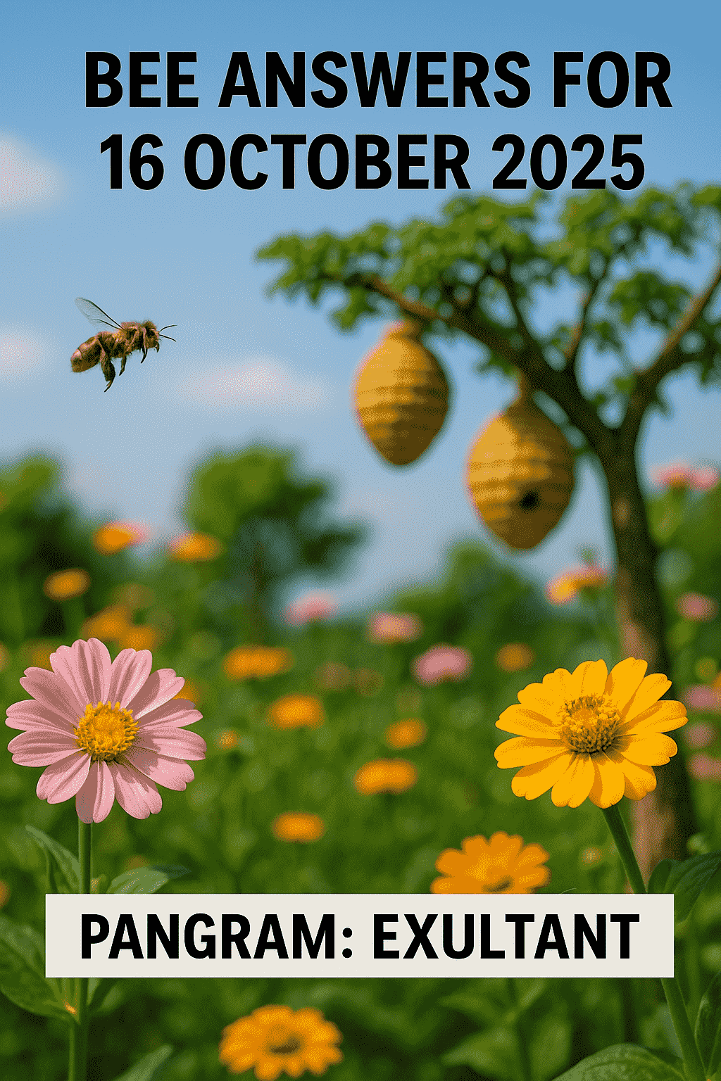BEE ANSWERS 16 OCT 2025