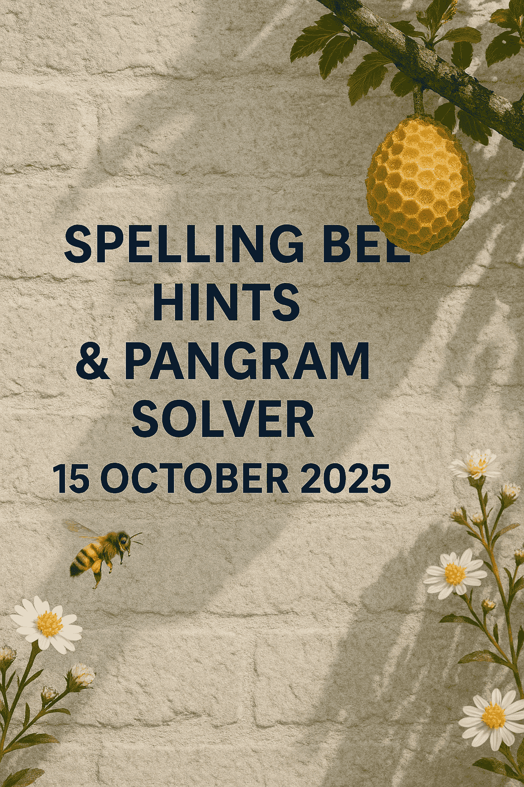 PANGRAM 15 OCT