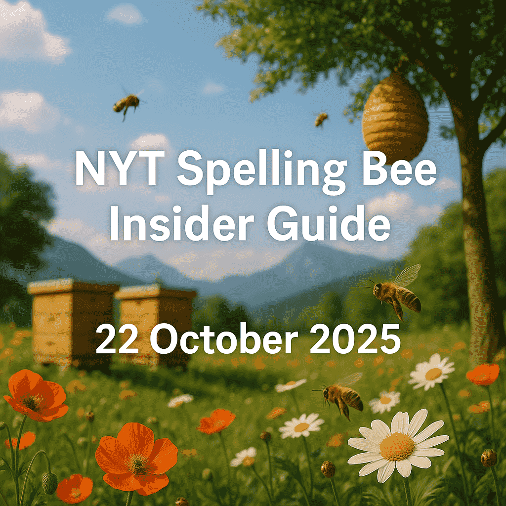 nyt spelling bee 22 oct 2025
