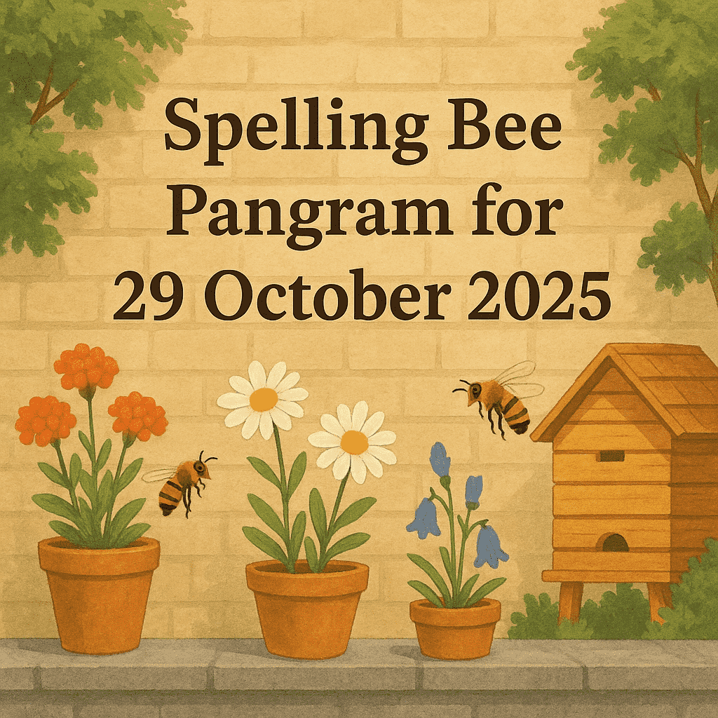pangram 29 oct 2025