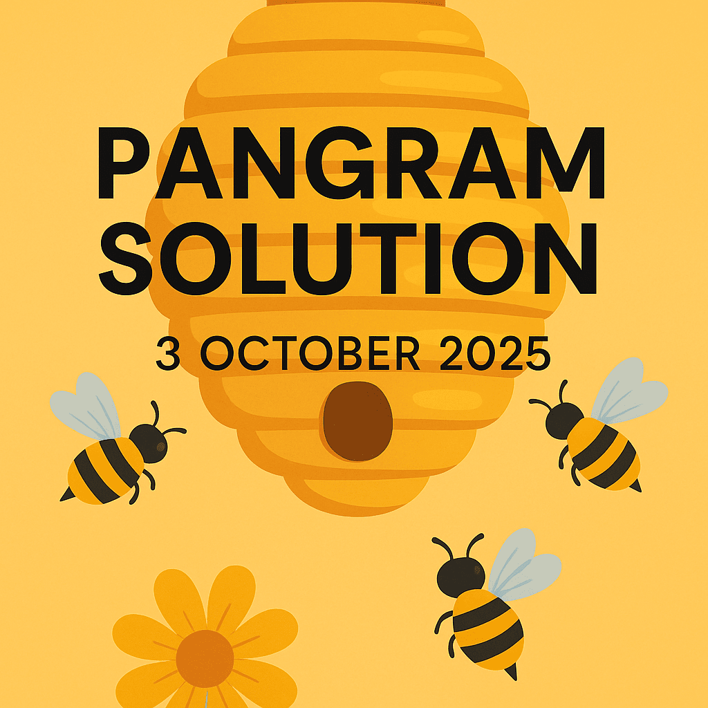pangram 3 oct 2025