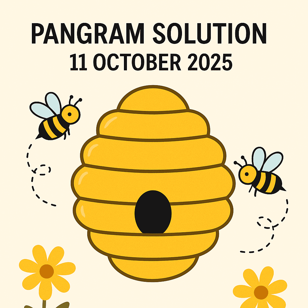 pangram solution 11 oct