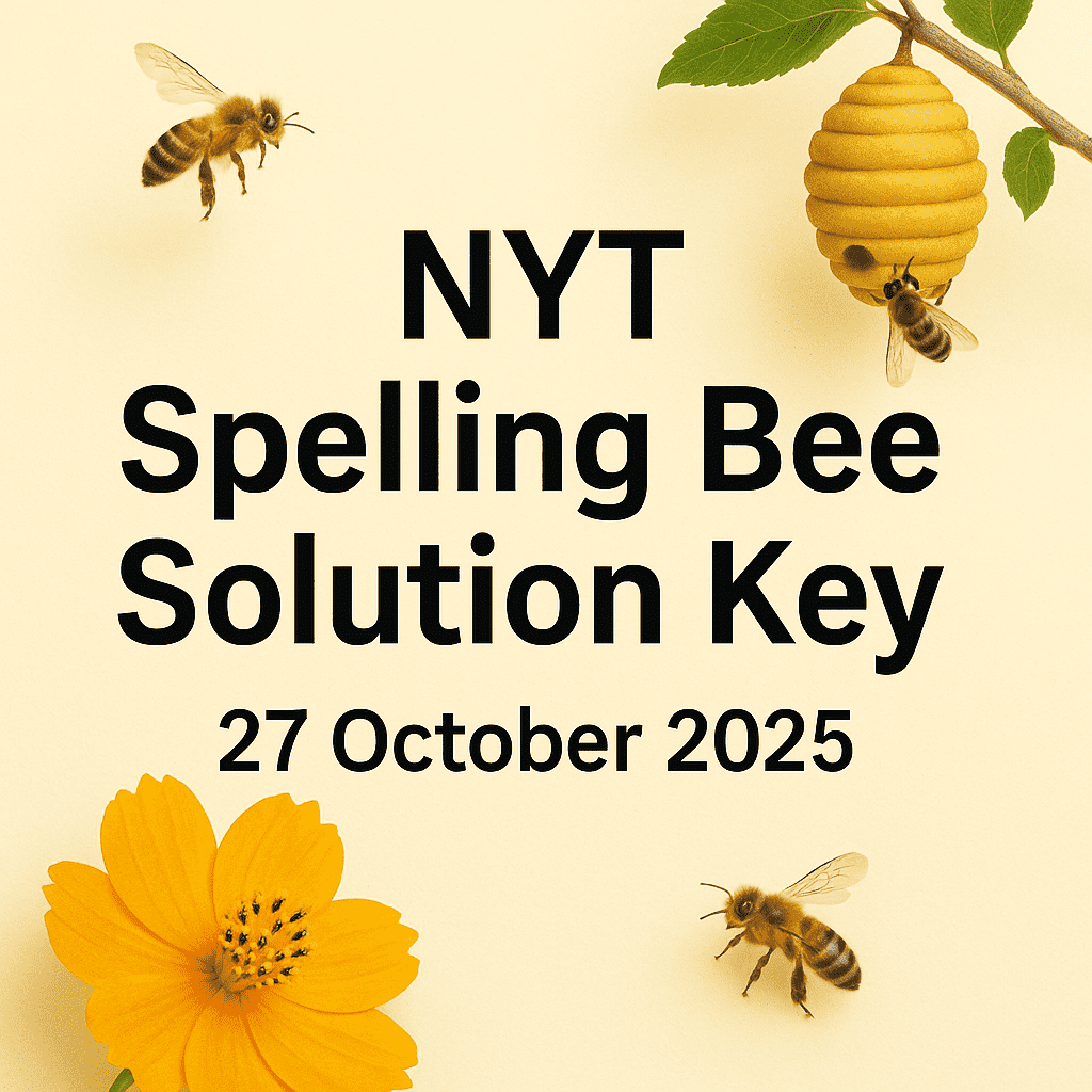 pangram solution 27 oct 2025