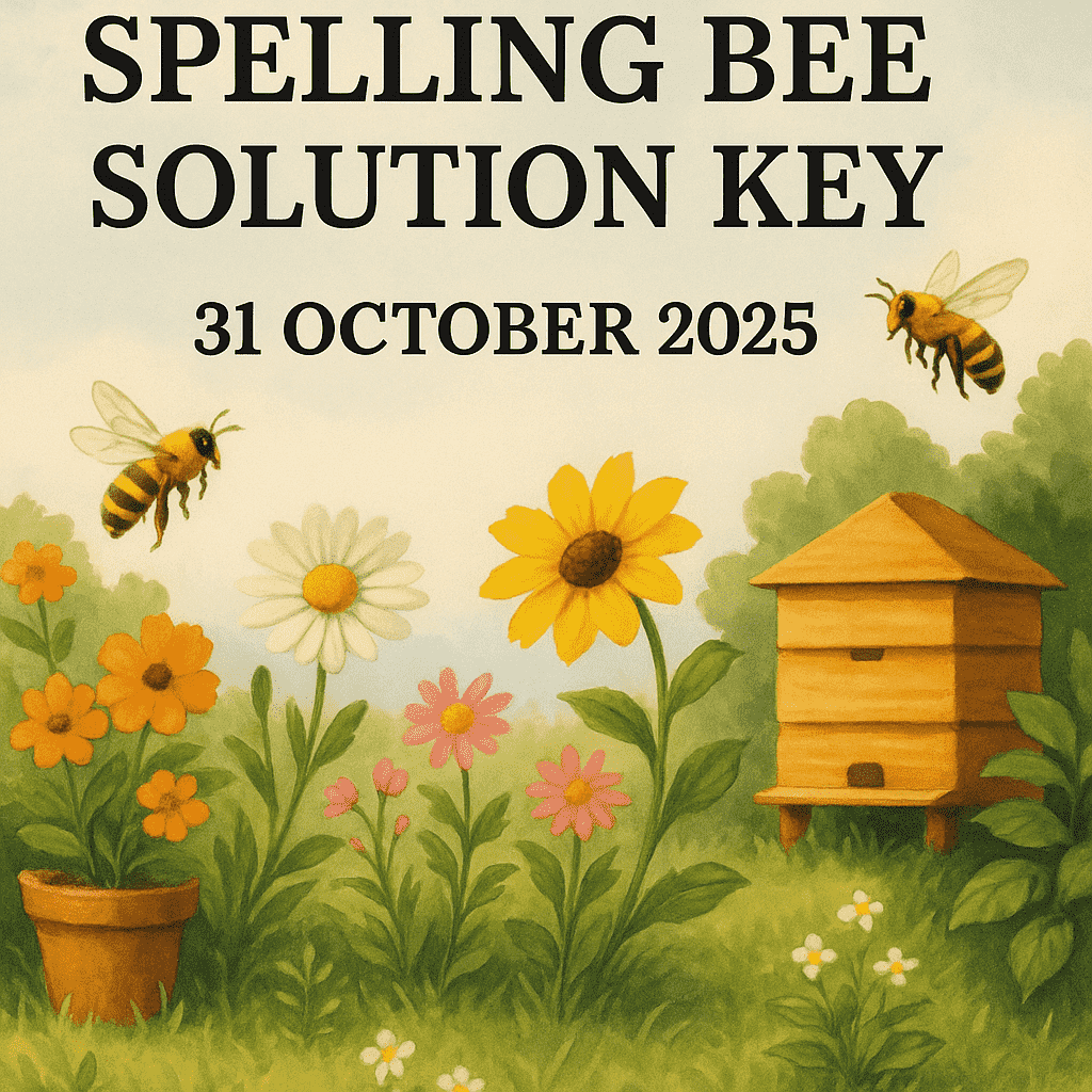 spelling bee 31 oct