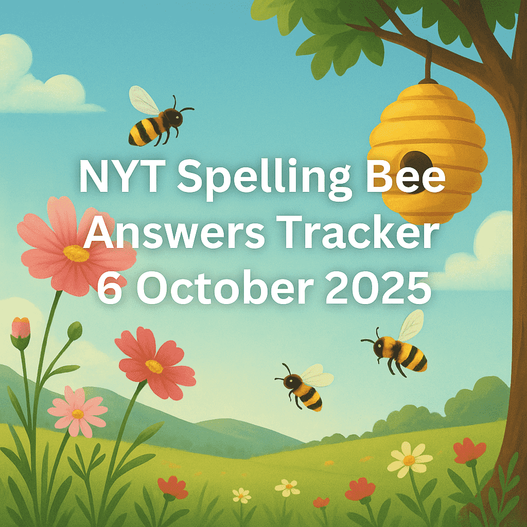 spelling bee 6 oct 2025