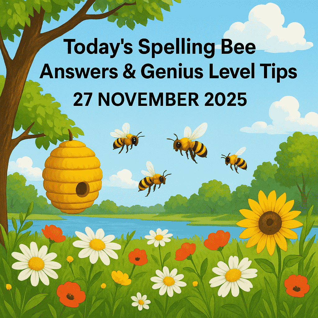 NYT Spelling Bee 27 nov 2025