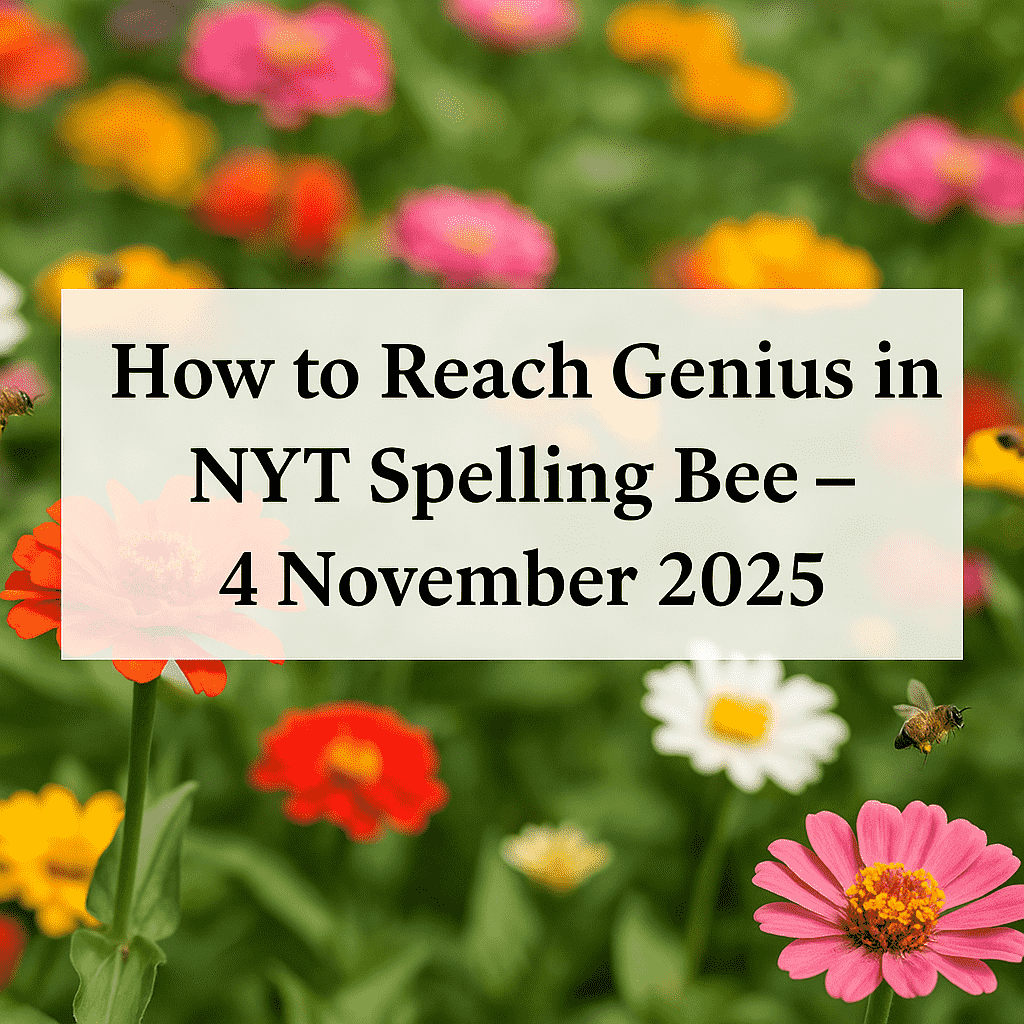 genius bee 4 nov 2025