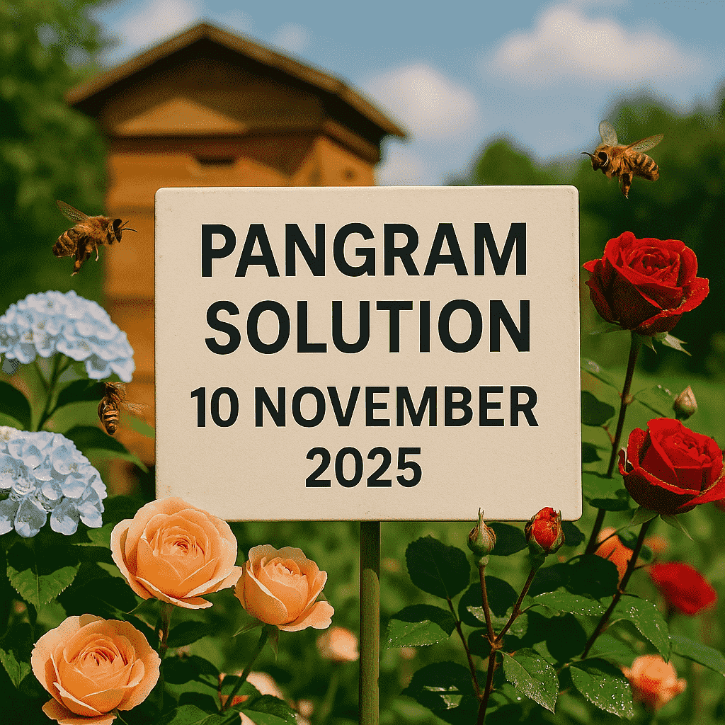 pangram 10 Nov 2025