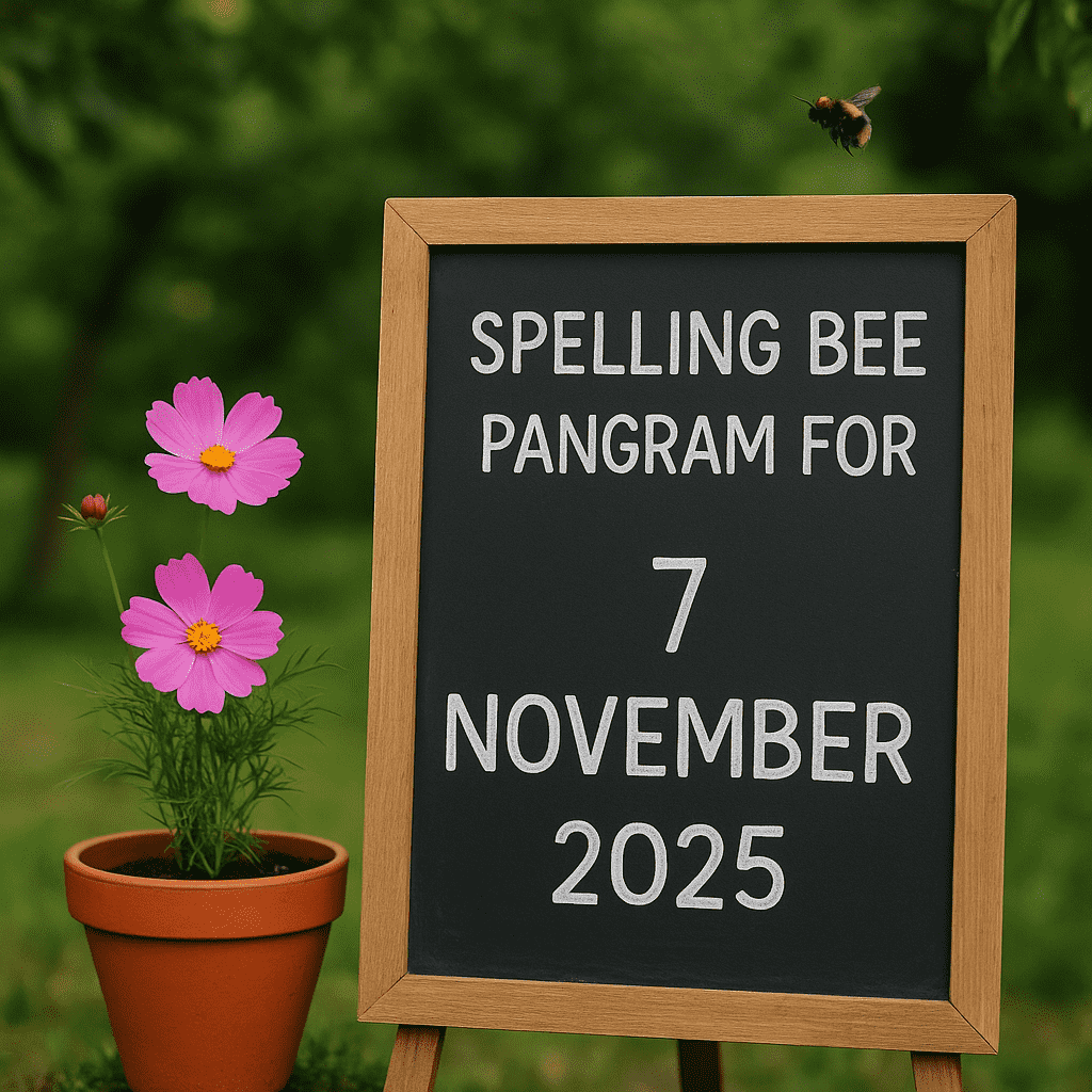 pangram 7 nov 2025