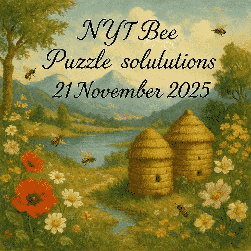 puzzle solution 21 nov 2025
