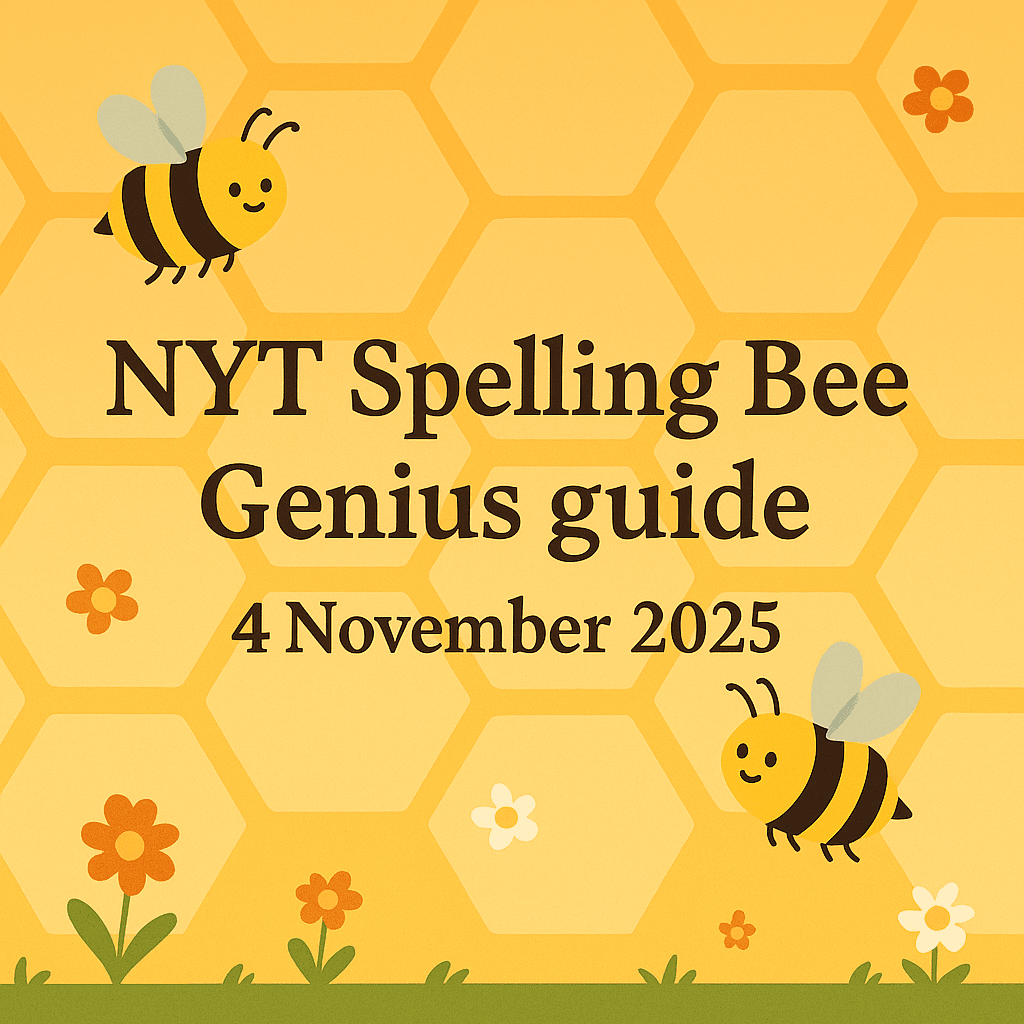 spelling bee 4 nov 2025