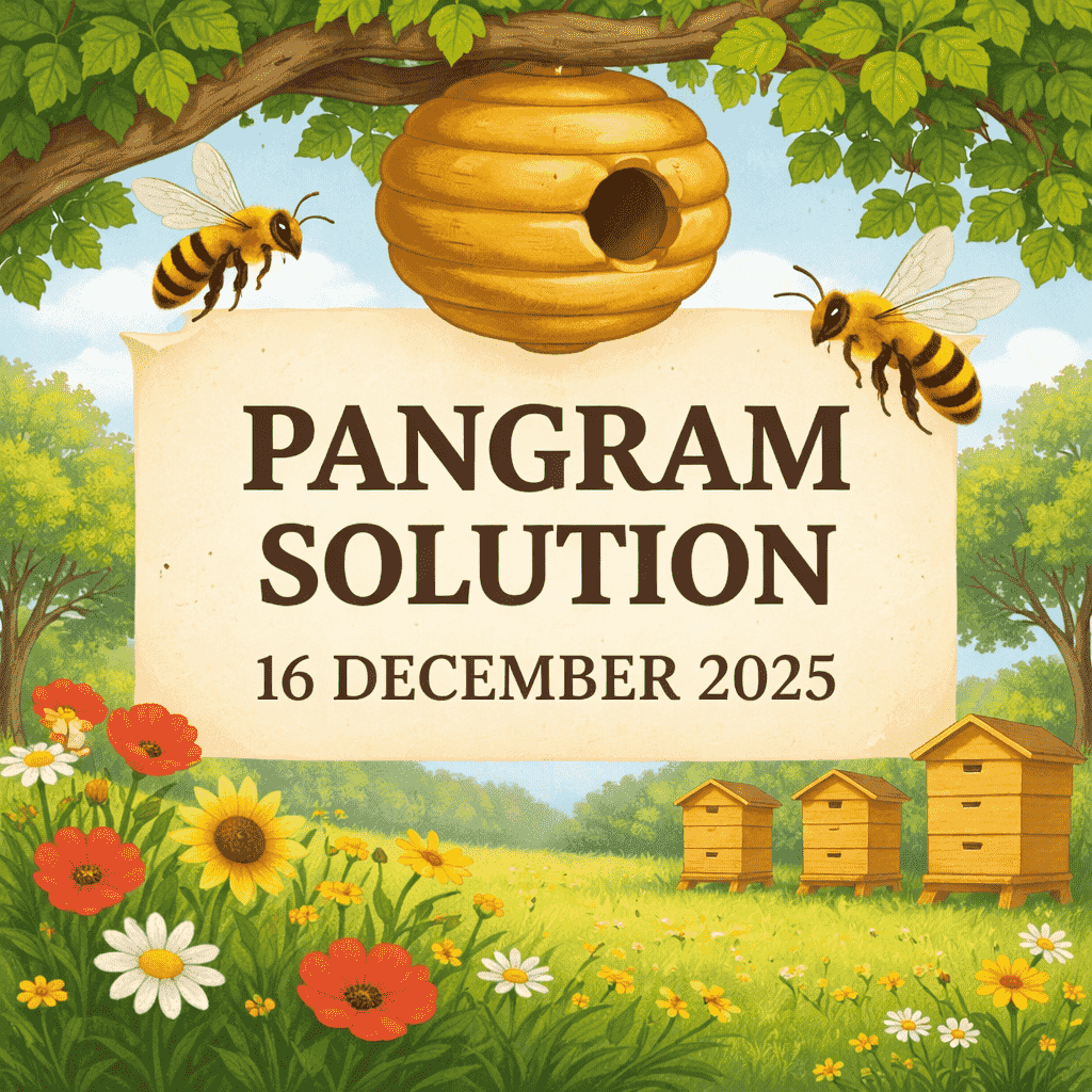 PANGRAM SOLUTION 16 DEC 2025