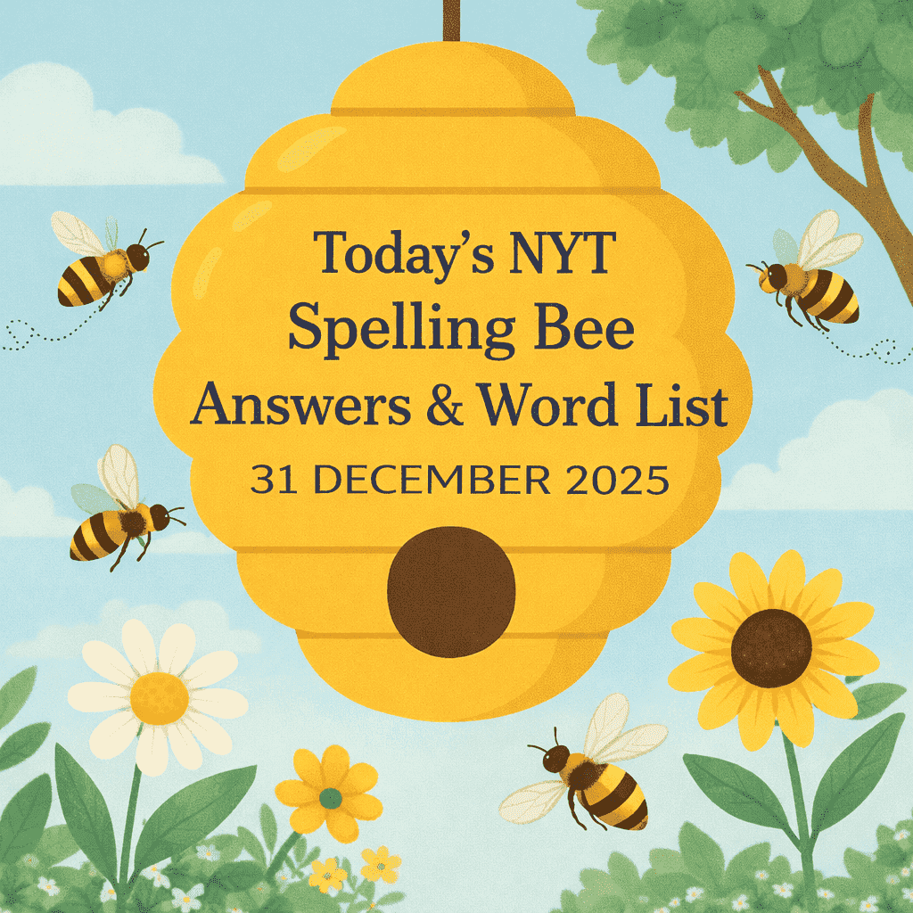 SPELLING BEE 31 DEC 2025