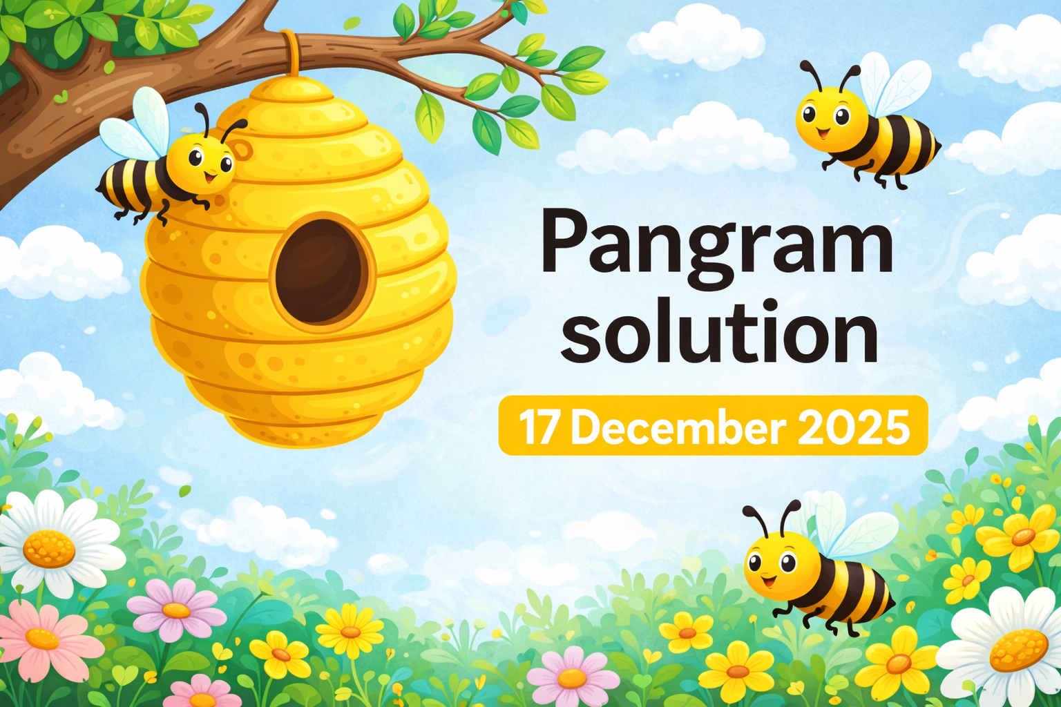 Pangram 16 dec 2025