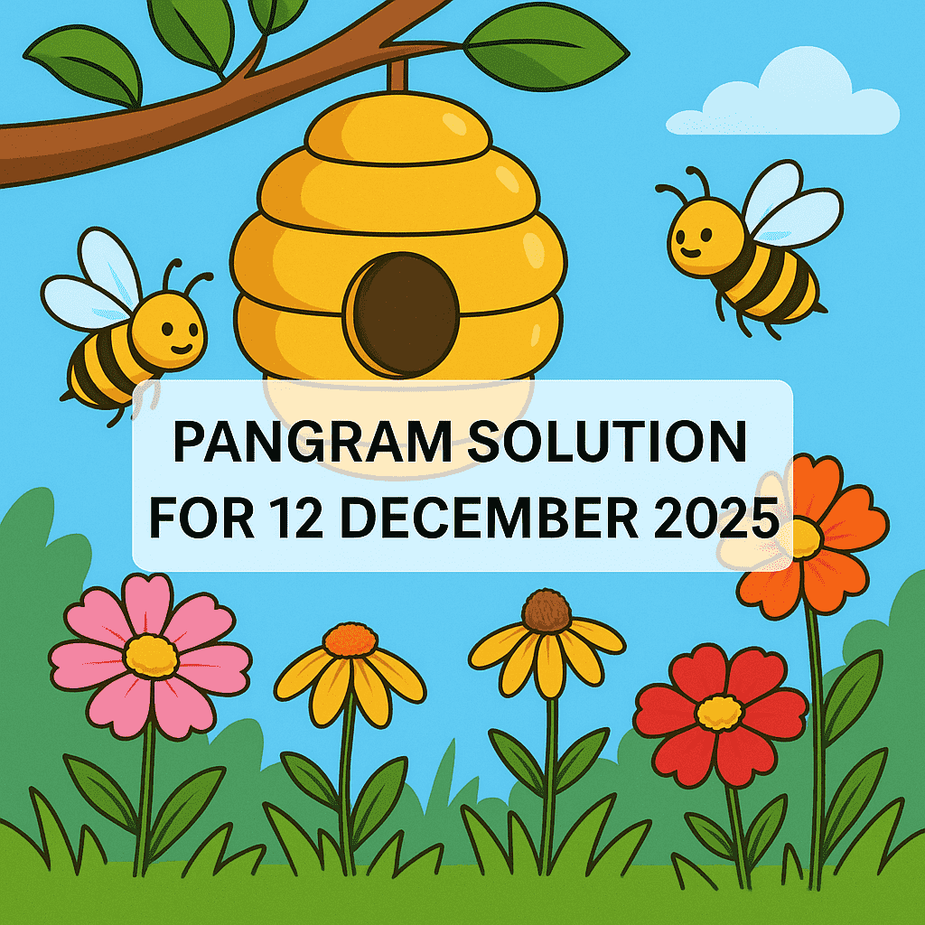 pangram 12 dec 2025