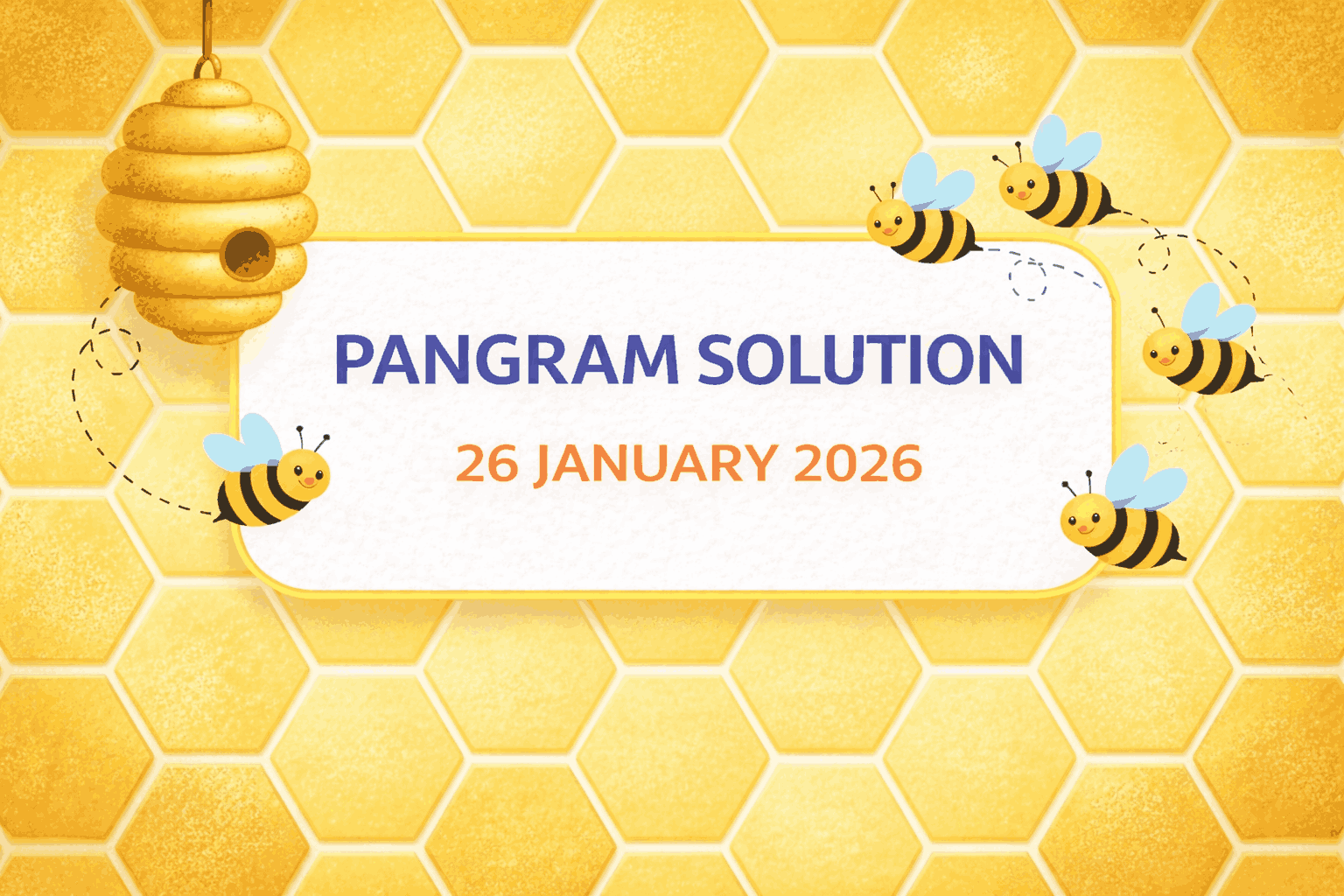 PANGRAM 26 JAN 2026