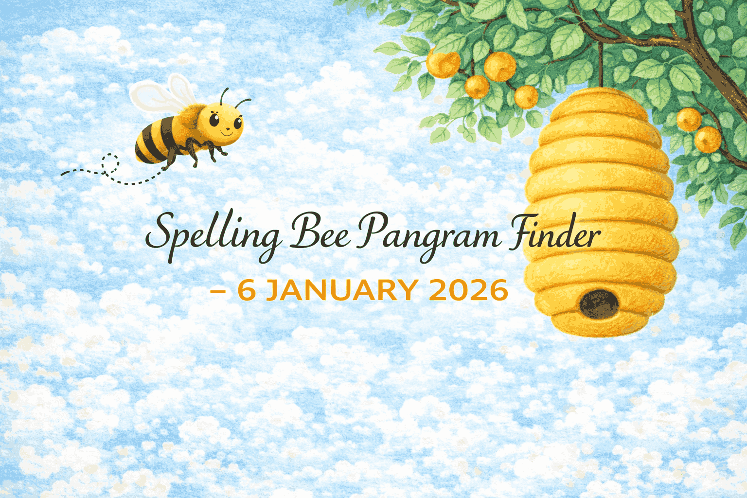 SPELLING BEE 6 JAN 2026