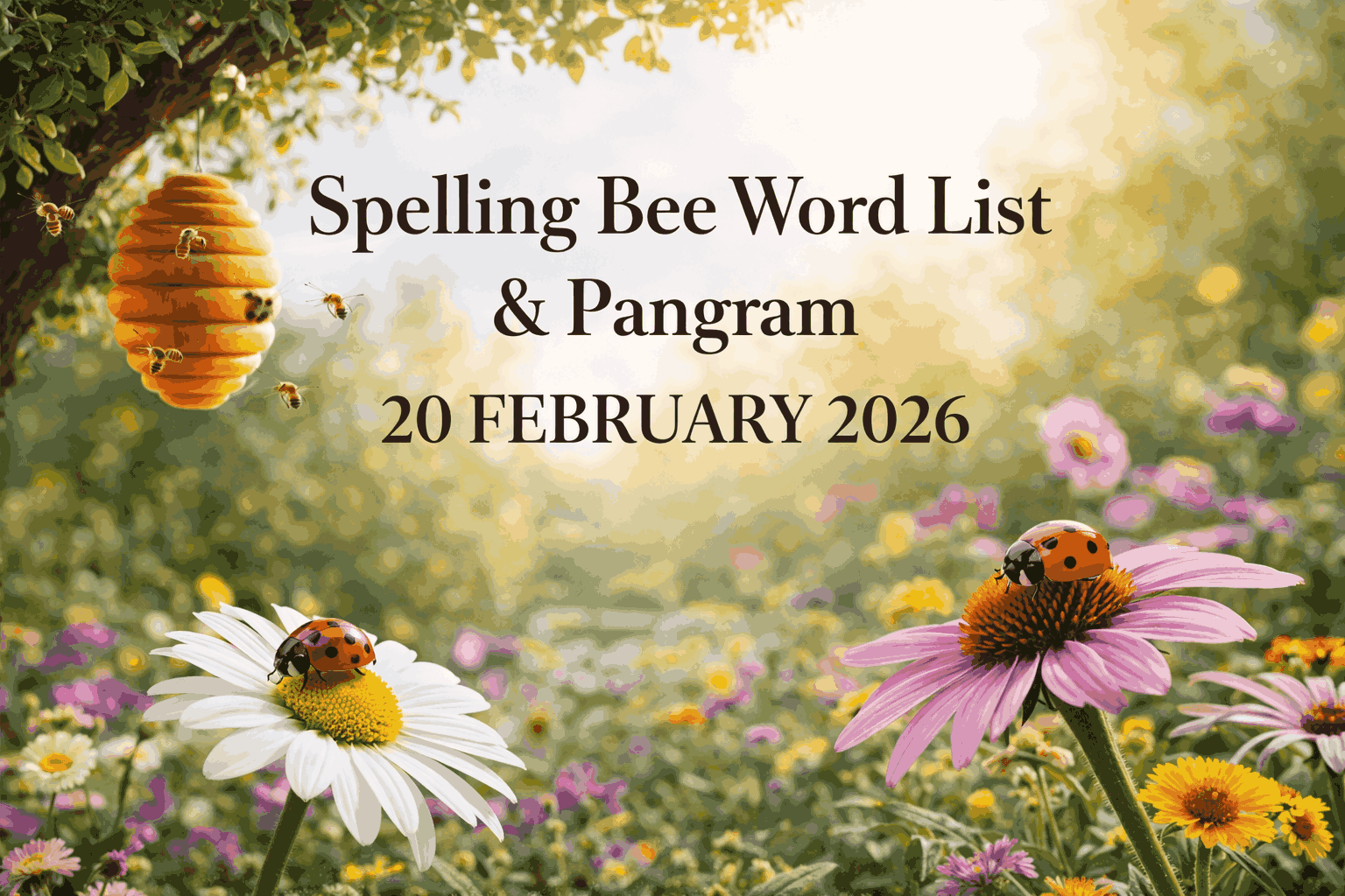 BEE 20 FEB 2026
