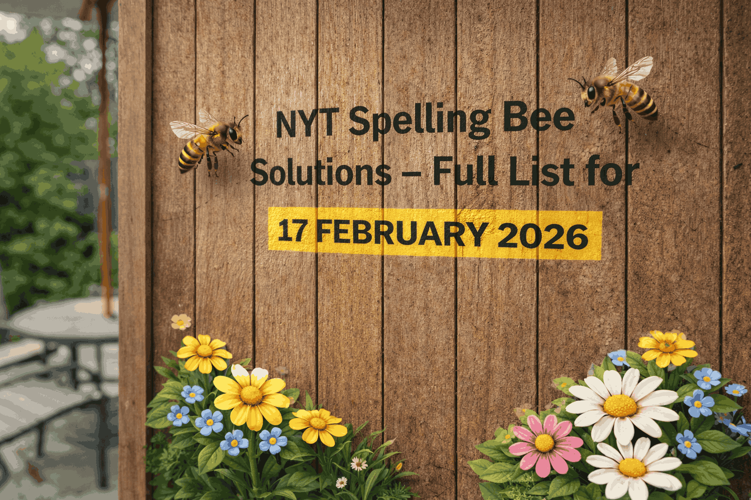 SPELLING BEE 17 FEB 2026