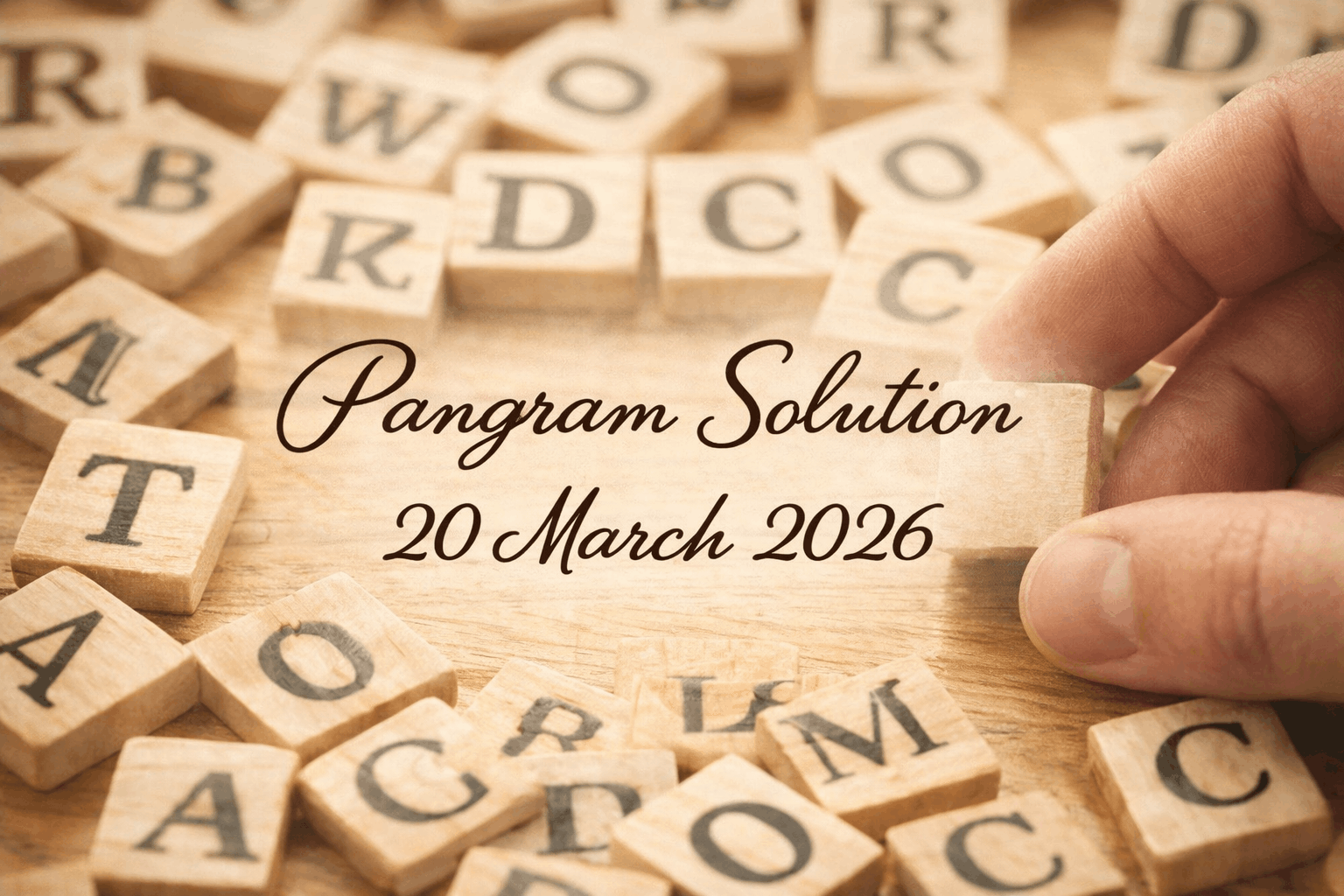 Spelling Bee Complete Solutions – NYT 20 MARCH 2026