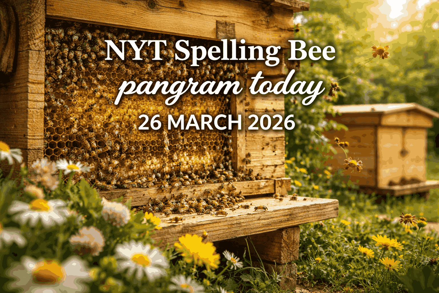 pangram 26 march 2026