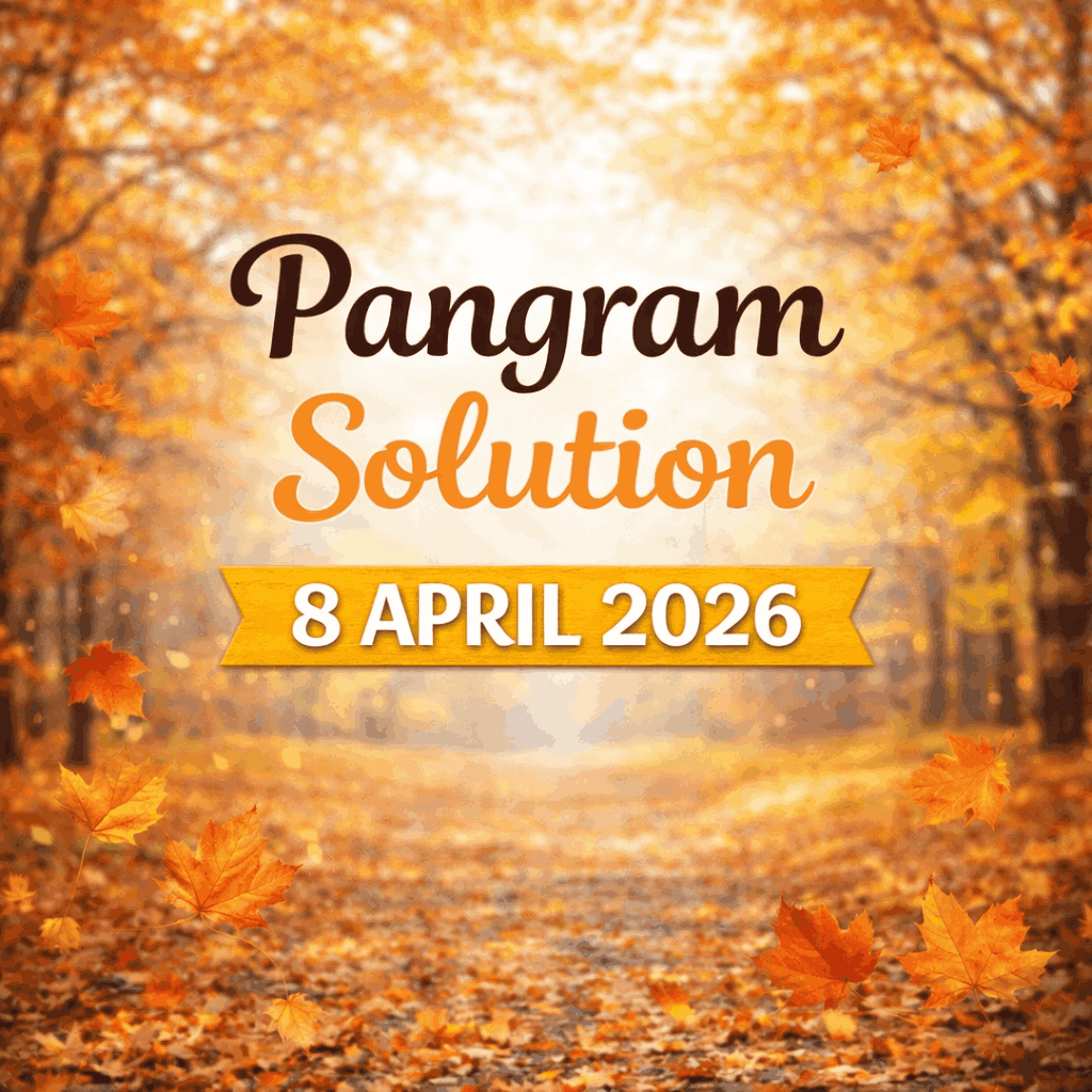 How I Solved NYT Spelling Bee – 8 APRIL 2026