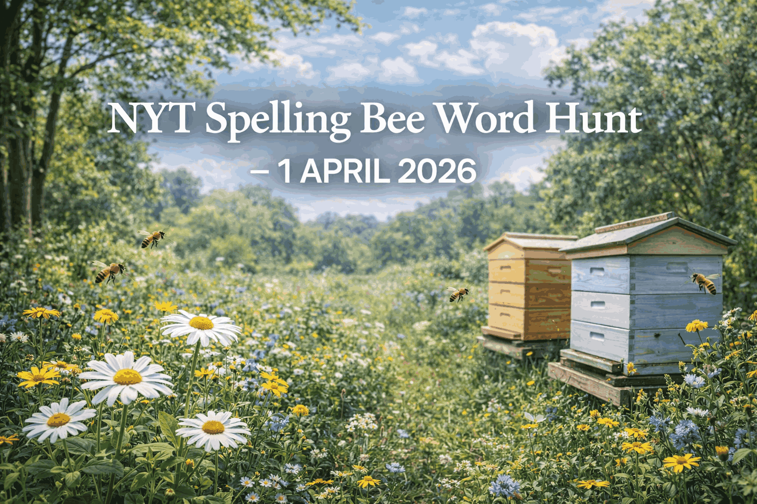 SPELLING BEE 1 APRIL 2026