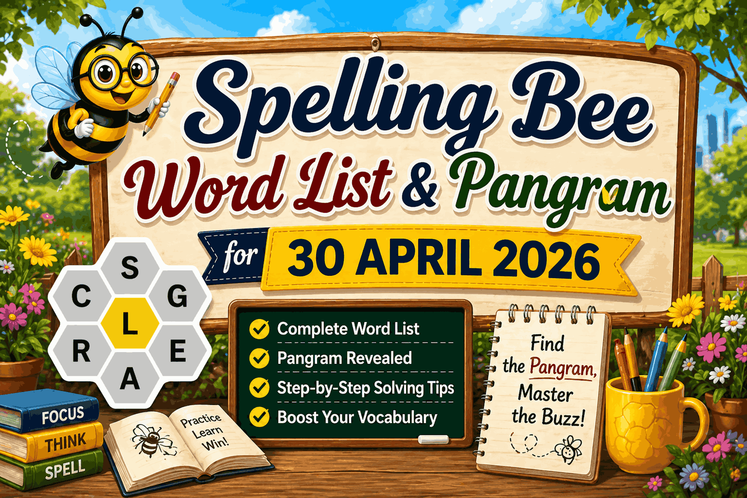 Spelling Bee Word Bank – NYT Puzzle 30 APRIL 2026