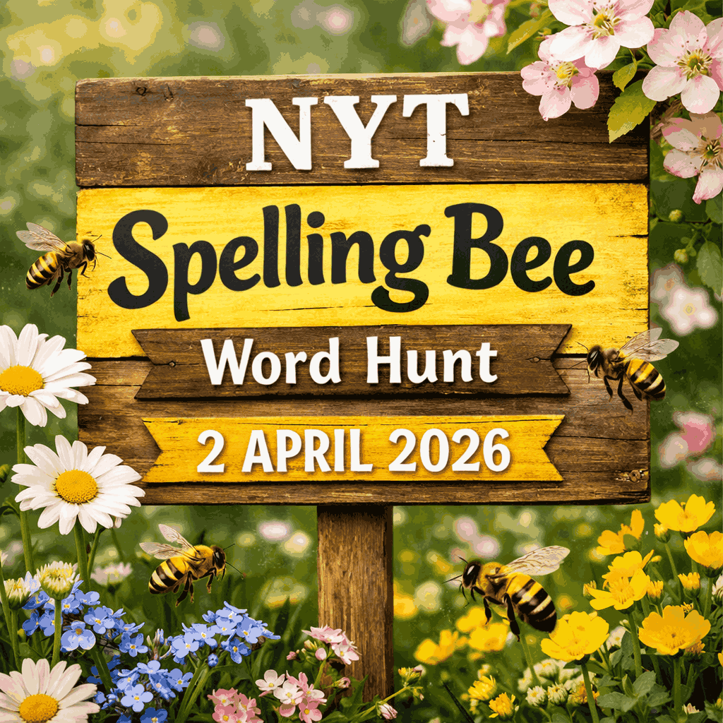NYT Spelling Bee Word Hunt – 2 APRIL 2026