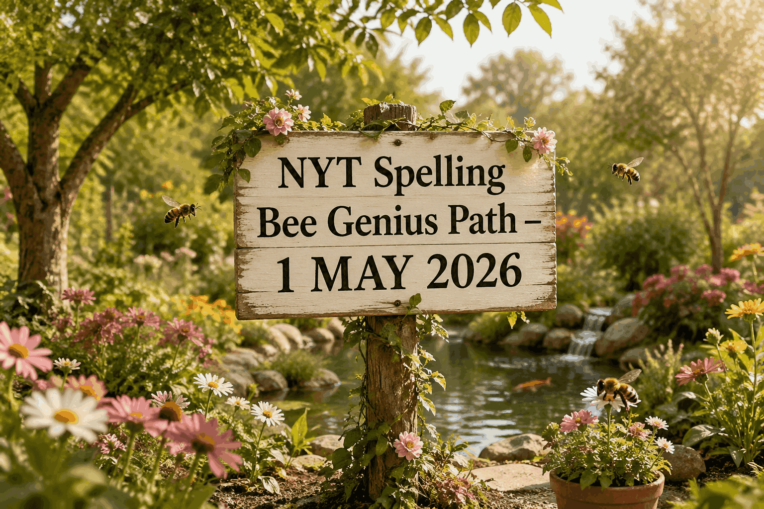 NYT Spelling Bee Genius Path – 1 MAY 2026