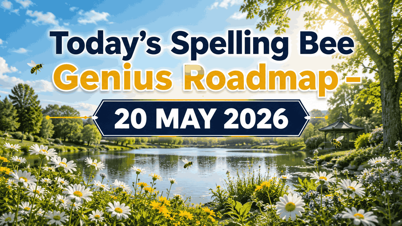 Today’s Spelling Bee Genius Roadmap – 20 MAY 2026