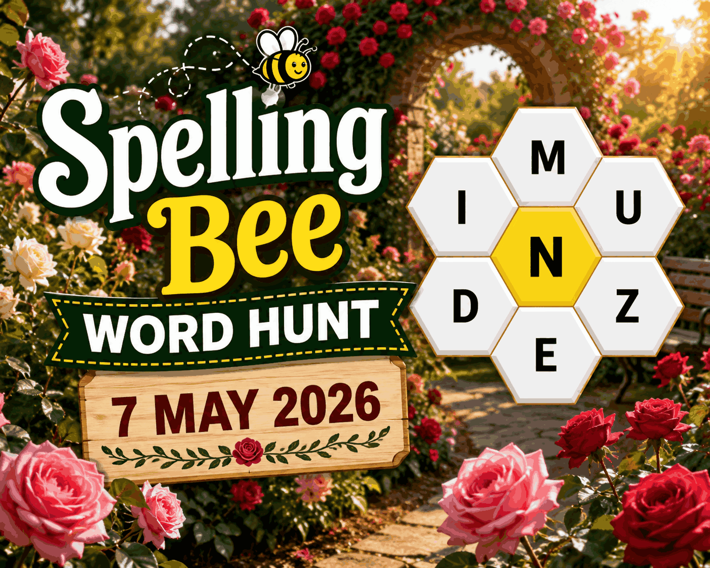 NYT Spelling Bee Word Hunt – 7 MAY 2026