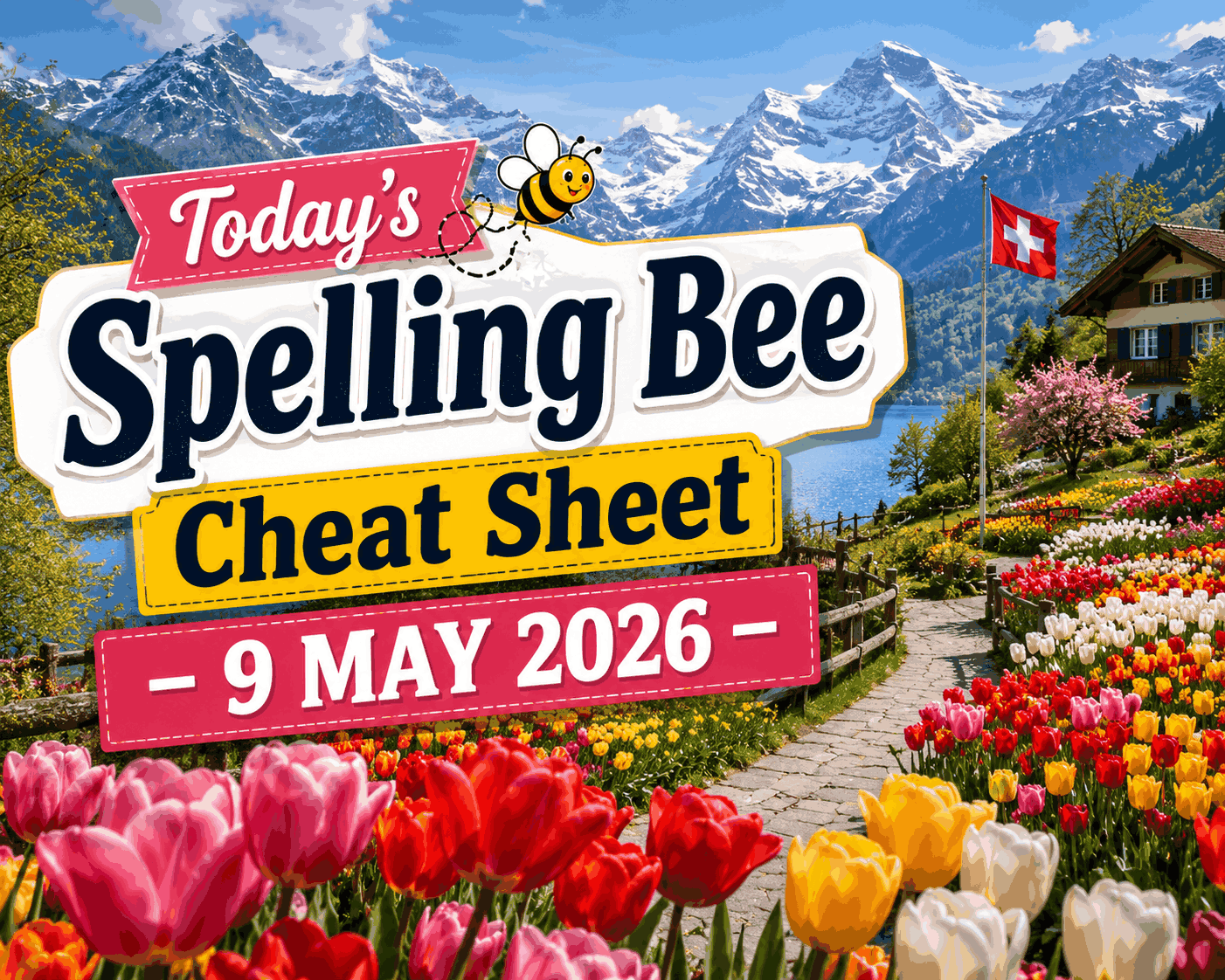 Today’s NYT Spelling Bee Cheat Sheet – 9 MAY 2026