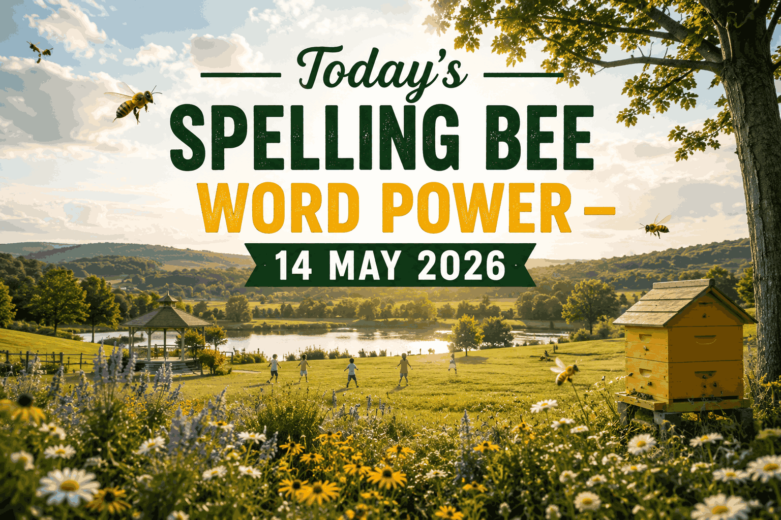 Today’s Spelling Bee Word Power – 14 MAY 2026