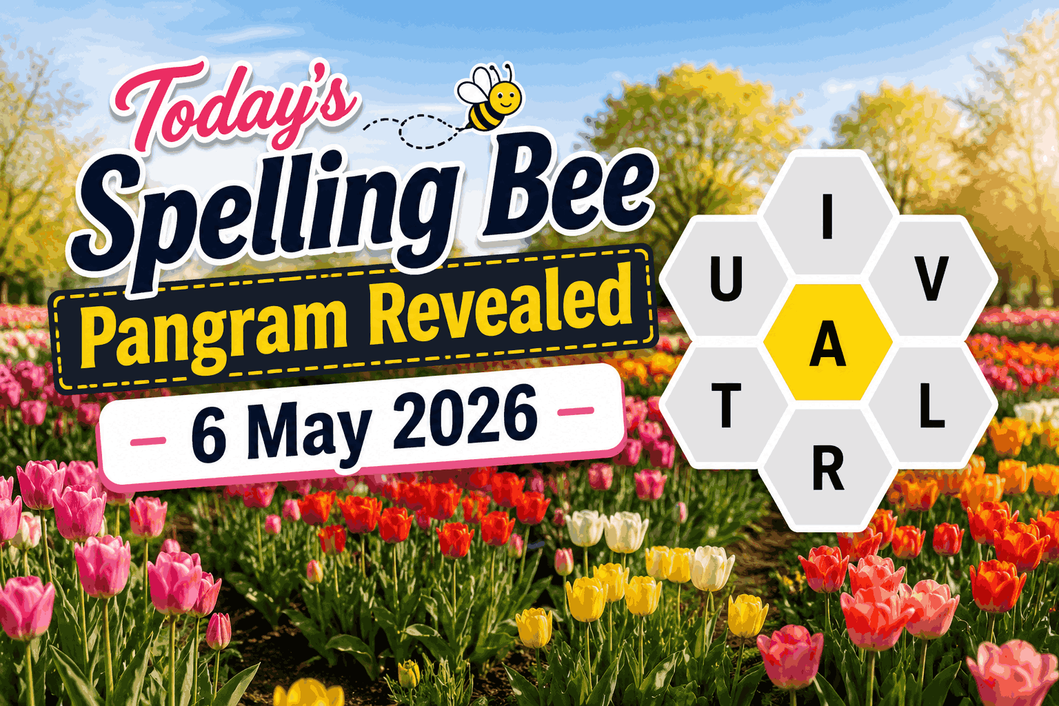 Today’s Spelling Bee Pangram Revealed – 6 May 2026