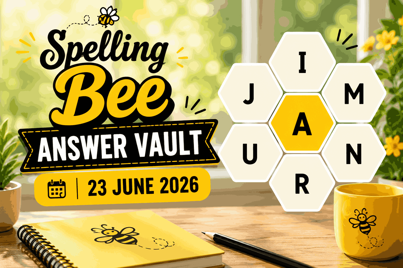 Spelling Bee Answer Vault – 23 JUNE 2026