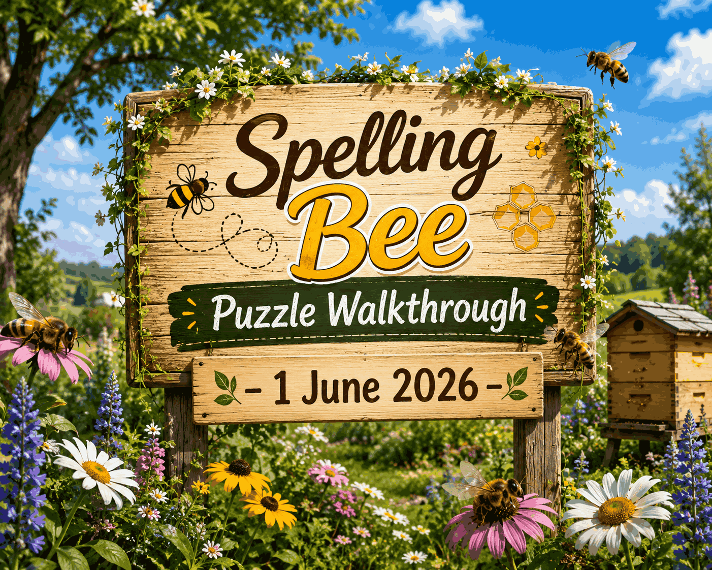 NYT Spelling Bee Puzzle Walkthrough – 1 June 2026