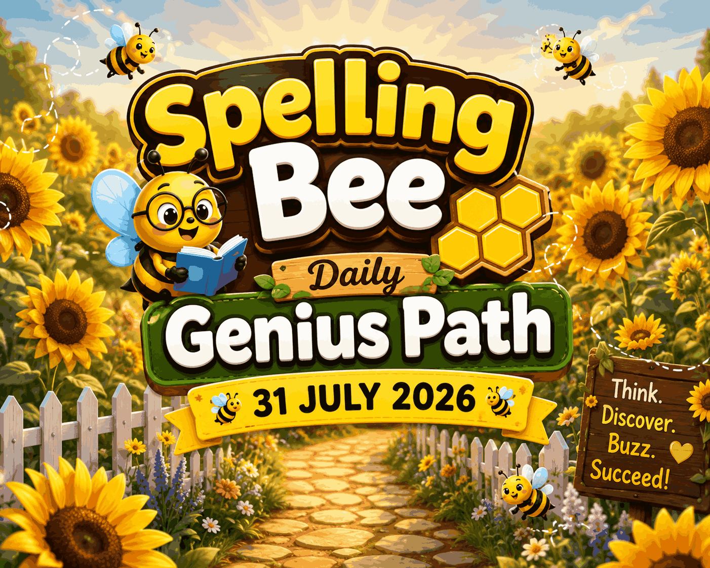 Spelling Bee Daily Genius Path – 31 JULY 2026