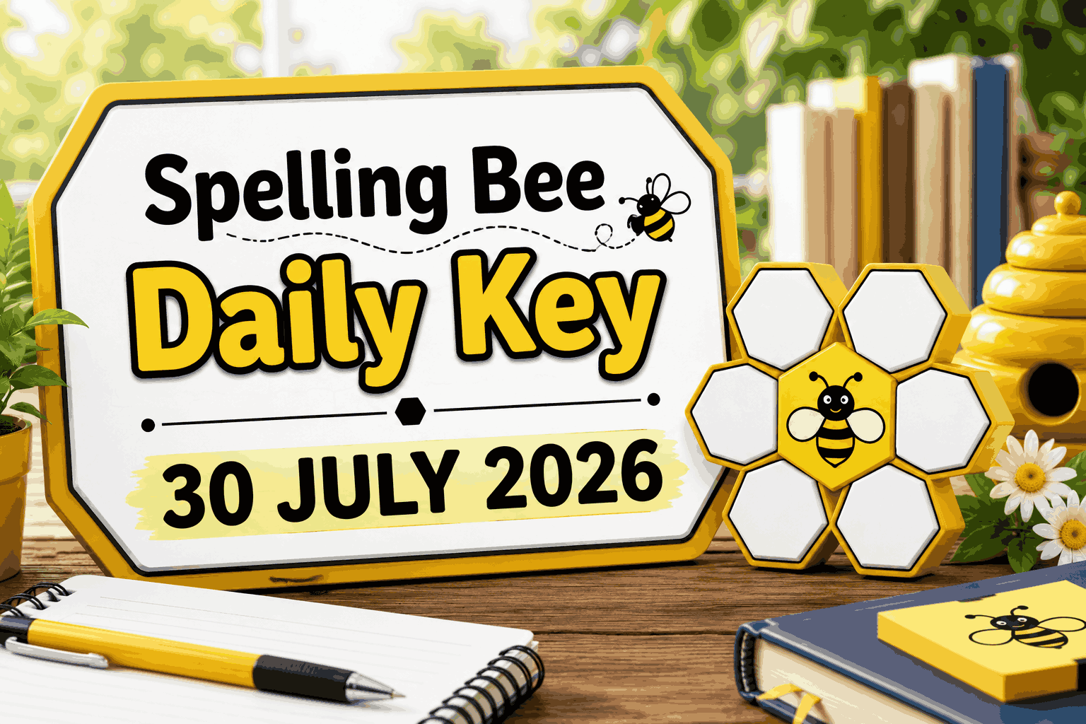 Spelling Bee Daily Key – NYT 30 JULY 2026