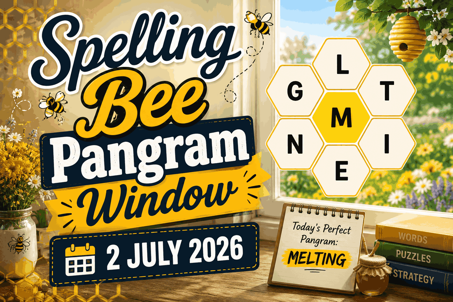 Spelling Bee Pangram Window – 2 JULY 2026